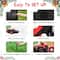 Glitzhome® 7ft. LED Lighted Santa Claus Pickup Truck Inflatable Décor